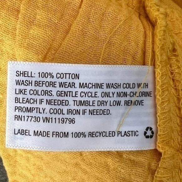 Adorable!  - Cat & Jack 2-Piece Yellow Gauze Bib Dress & Heart Top Set Size 4T - Picture 6 of 9